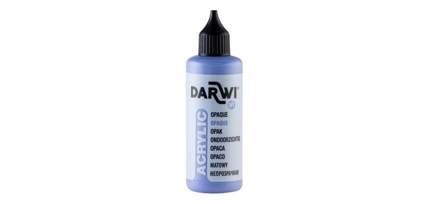 Darwi Flacon de 80 ml de Peinture Acrylique Universelle Opaque - Lavande