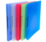 Classeur 2 anneaux plastifié Exacompta Chromaline A4 - Dos 2 cm couleurs assorties