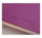 Rhodiarama Goalbook A5 mit flexiblem Einband, 120 Blatt elfenbein 90g, Dot/punktkariert - Violett