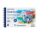 Aquapad Carnet de Voyage album spiralé 25F 14x22cm 300g