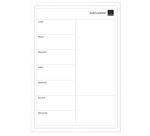 Planning magnétique FR Perso 43x30cm