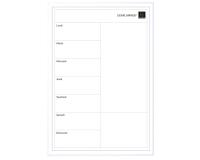 Planning magnétique FR Perso 43x30cm