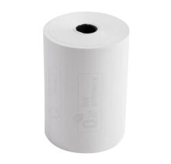 Bobinas térmicas para terminales de pago (impresión en el reverso) - 1 Pliegue térmico - 48 g/m2 - Blanco