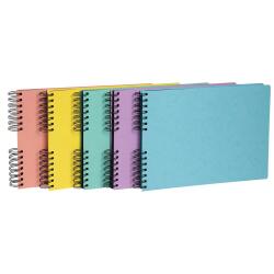 Wireb album 50p. black 32x22 AQUAREL ast - Assorted colours