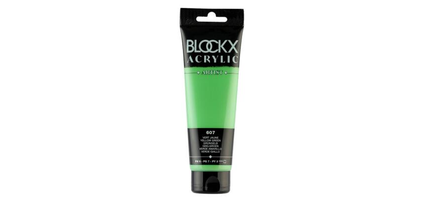 Peinture acrylique fine tube 120ml - Vert Jaune