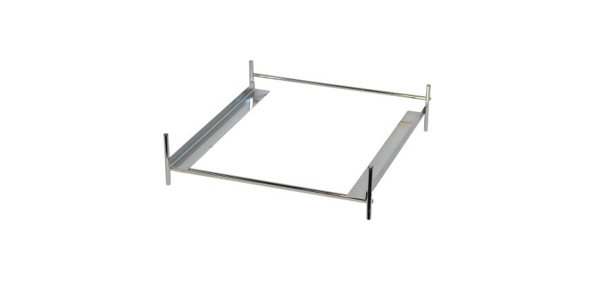 Cadre métallique chromé pour PostButler - Argent