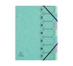 Trieur Harmonika avec élastiques 7 compartiments Aquarel - A4