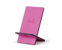 Rhodiarama support pour téléphone mobile simili cuir italien 13x8x8,5 cm - Lilas