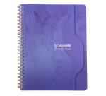 Cahier reliure intégrale 7000 17x22 cm 100 pages petits carreaux 70 g - Assortis