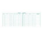 Registre 24x32cm des décès pour les hôpitaux, étab. sociaux (maisons de retraite) ou médico-sociaux - 100 pages