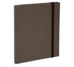 Carnet Nature 170x110, 192 pages lignées - Marron / Noir