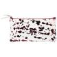 COSMICUIR CUIR Lisse Trousse plate 22x11 cm Cerise