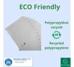 Separadores Separadores con pestañas impresas polipropileno 12/100º - Gris - Gris