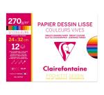 Maya pochette 12F 24x32cm 270g - Assortiment vif