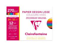 Maya pochette 12F 24x32cm 270g - Assortiment vif