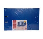 Lot de 5 classeurs à levier intérieur et extérieur en polypropylène - dos de 80mm - mécanique Prem'Touch - A4