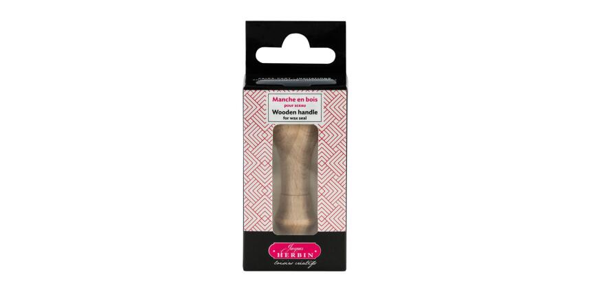 Manche en bois teinté sur broche