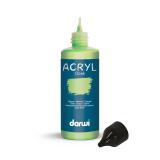 Darwi Flacon de 80 ml de Peinture Acrylique Universelle Opaque - Vert pastel