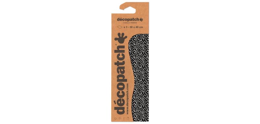 Pochette 3 Feuilles Identiques Ref 743 - Noir & Blanc
