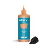 Darwi Flacon de 80 ml de Peinture Acrylique Universelle Métallique - Bronze