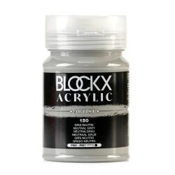 Peinture acrylique fine pot 500ml - Gris neutre