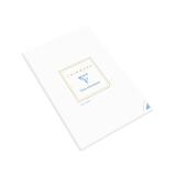 Bloc de Correspondance Triomphe 50 Feuilles Unies Blanches A5-14,8x21 cm - 90g/m2 - Blanc