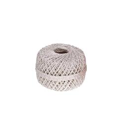 Plat.10 pelot fil métallisé 20mx1mm Argt - Argent