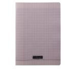 Cahier piqué 8000 POLYPRO A4 48 pages grands carreaux 90 g - Gris