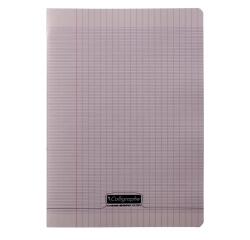 <em>Geheftetes Heft 8000 POLYPRO A4 48 Seiten große Karos 90 g - Grau</em>