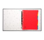 Classeur 4 anneaux cartonné Exacompta A4 maxi - Dos 4 cm couleurs assorties
