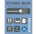 STORE-BOX MAXI 6 drawers ECOBlack glossy - Glossy black
