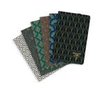 Neo Deco carnet piqûre textile 9x14cm 96 pages ligné motifs assortis papier ivoire 90g - Assortis