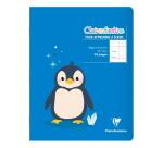 Cahier piqué 17x22 cm 32 pages double ligne 5 mm + marge - Assortis