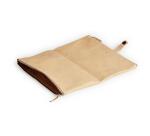 Flying Spirit trousse plate 27x23,6cm avec pochette zipée 2 compartiments - Beige