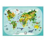 Boîte créative, Decalco Mania, Planisphère