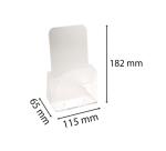 Exacompta 1 Pocket Literature Holder / Counter Display DL - Crystal