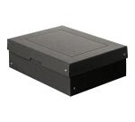 Caja de almacenamiento PureBox Negro de Exacompta A4 24 x 32 x 10 cm de alto
