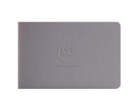 Crok'Book carnet piqué 24F 17x11cm 90g I - Gris clair