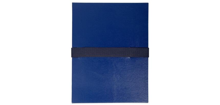 Chemise dos extensible balacron et sangle scratch. - Bleu foncé