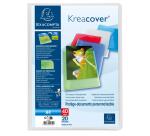 Carpeta de funda Kreacover® Chromaline semirrígido 5/10º - (Vistas: 40 Fundas: 20) - 24x32 cm para A4