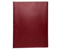 Carpeta Exacompta de fundas PVC- 80 vistas - Vega opaco A4 - Burdeos