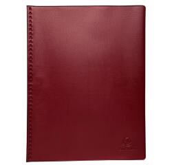 Carpeta Exacompta de fundas PVC- 80 vistas - Vega opaco A4 - Burdeos