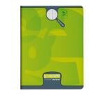 Cahier piqué 8000 CARTE 17x22 cm 140 pages grands carreaux 90 g - Assortis