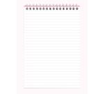 Bloc reliure intégrale COULEURS Pune 14,8x21 cm - Prune
