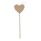 Baguette coeur 12x1x39cm - Kraft