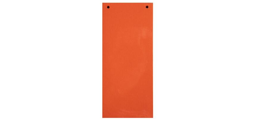 Paquet 100 fiches intercalaires horizontales unies perforées Forever - 105x240mm
