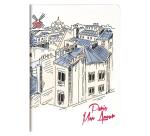 Moulin Rouge, Carnet cousu fil A5 14,8x21 cm, 64 pages, ligné, ass.