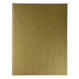Livre d'or Balacron avec titre 100 pages blanches - 27x22 cm vertical