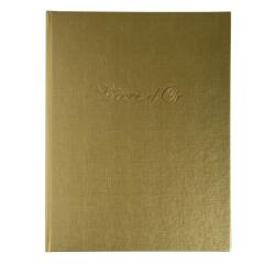 Livre d'or Balacron avec titre 100 pages blanches - 27x22 cm vertical