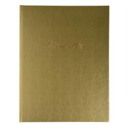 Livre d'or Balacron avec titre 100 pages blanches - 27x22 cm vertical